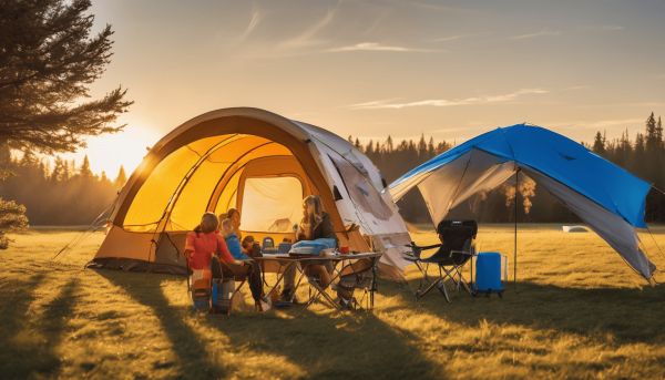 Transformez votre séjour en camping avec un auvent gonflable